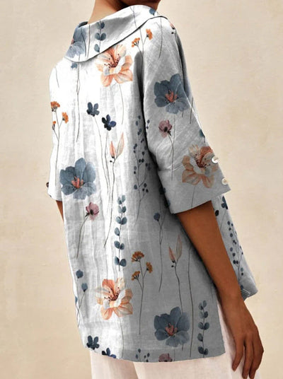 Pamela | Leichte und luftige Blumenbluse