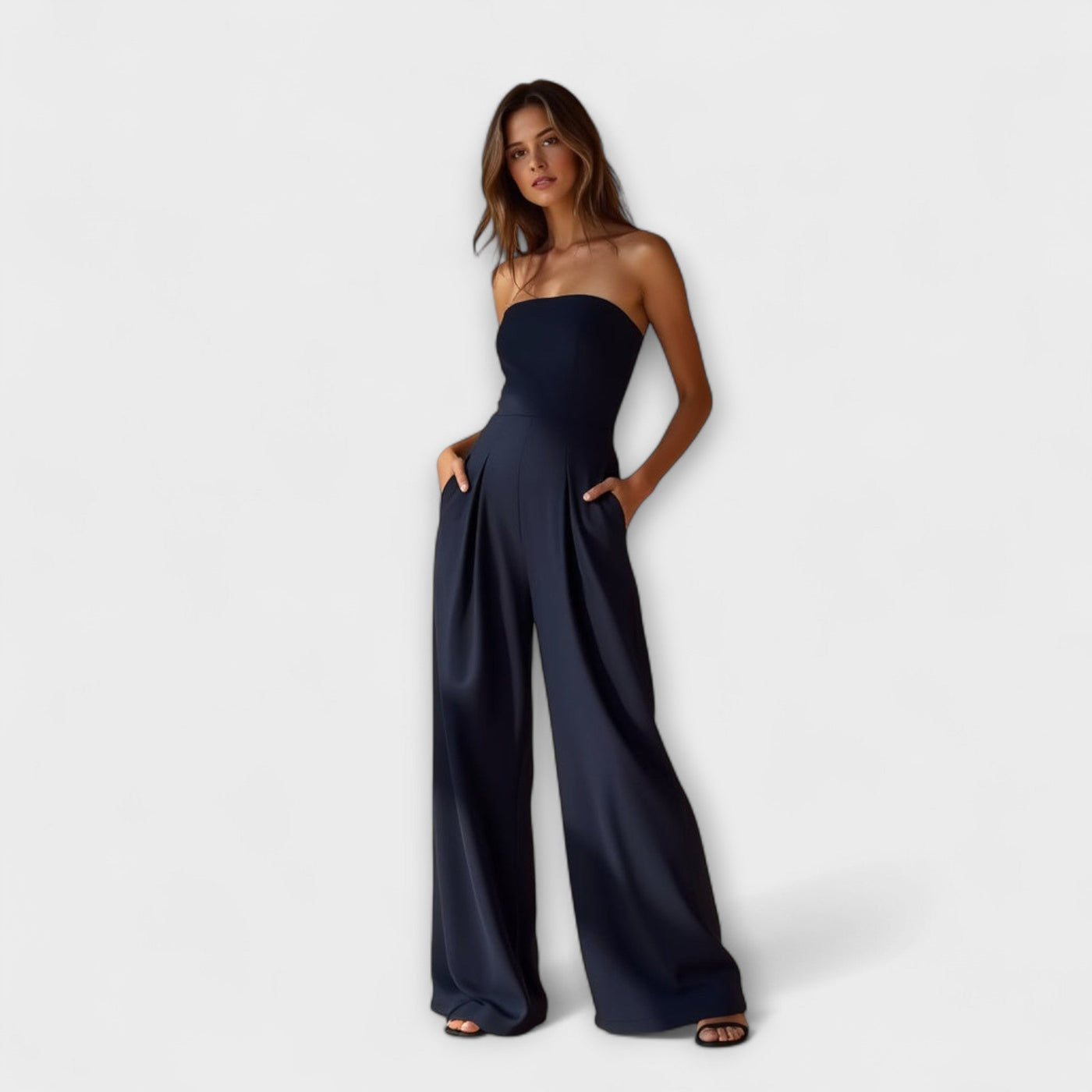 Hannah - Eleganter Strapless-Jumpsuit
