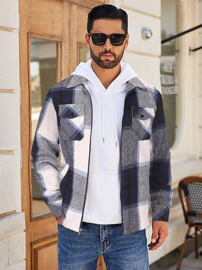 Lässige Flanell-Karojacke