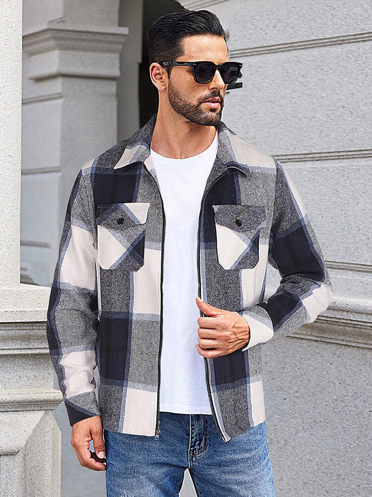 Lässige Flanell-Karojacke