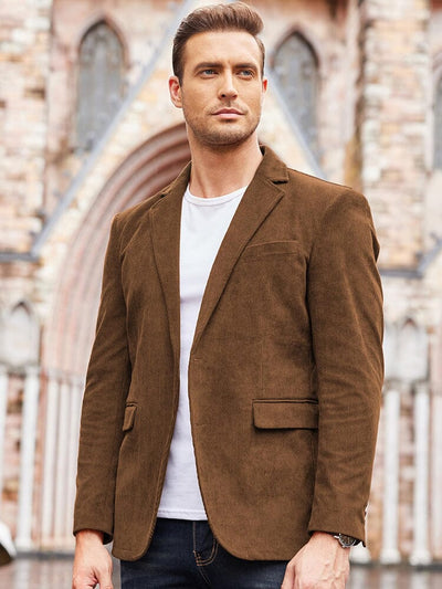 Freizeit Corduroy Blazer Jacke