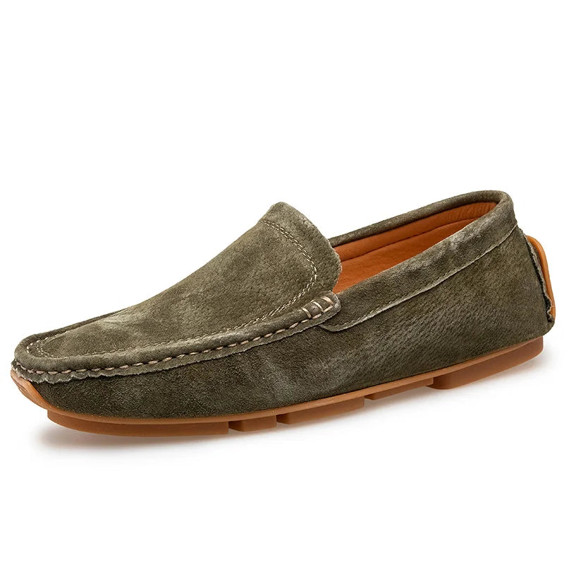 Radcliff Stitched Suede Loafers