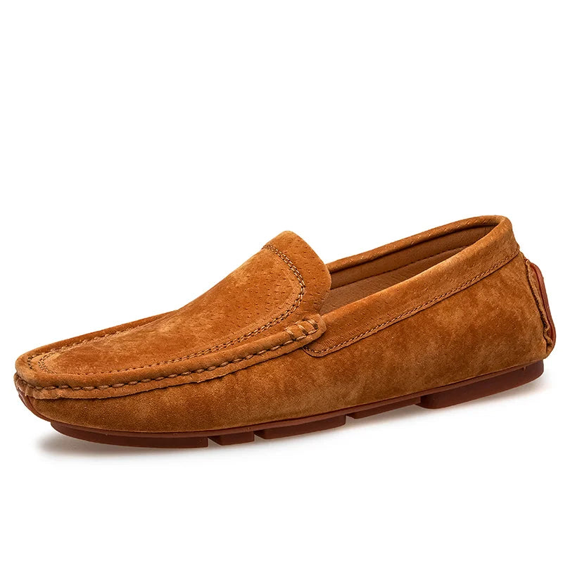 Radcliff Stitched Suede Loafers