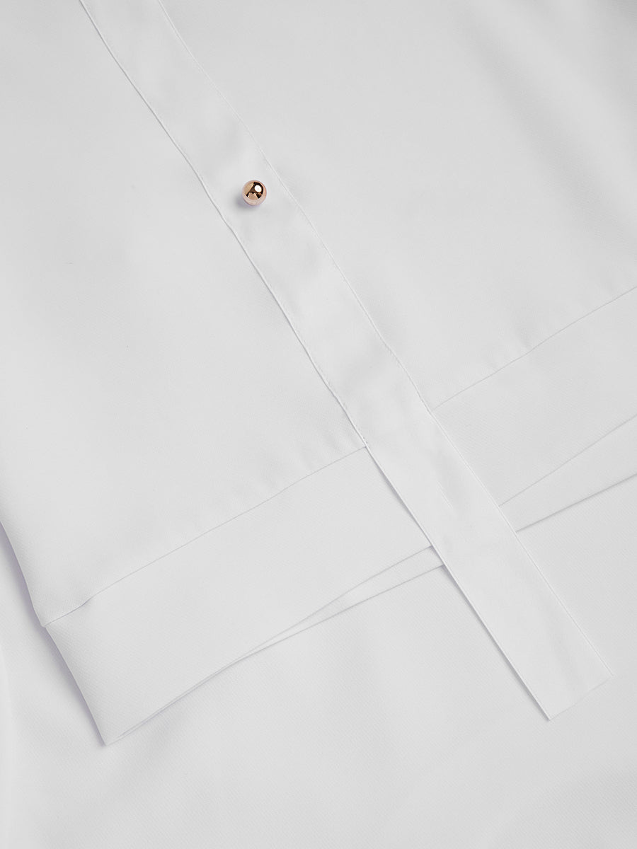 Plus Size Herren Set mit Metall-Details und kurzen Ärmeln