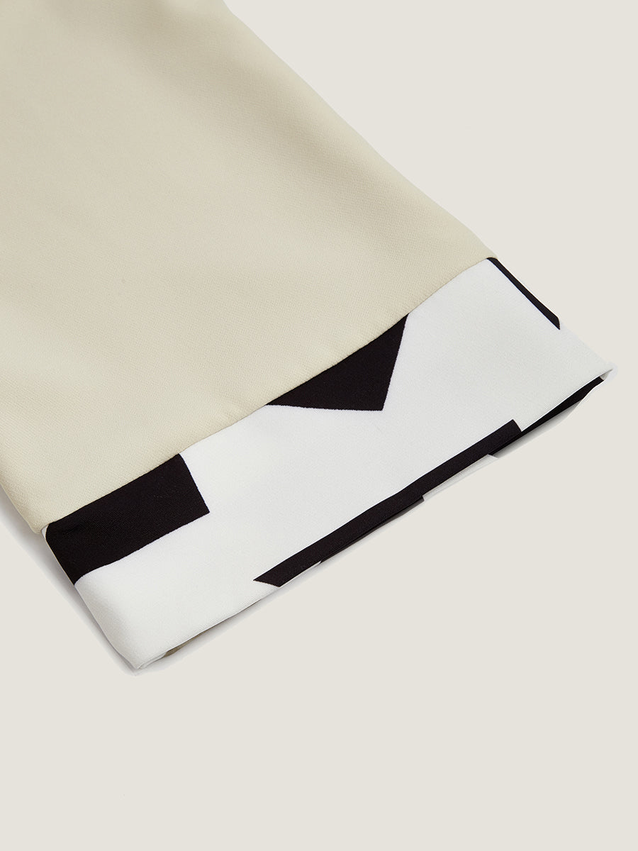 Herrenhose Set in Übergröße mit Print und Taschen