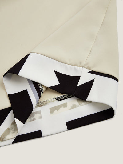 Herrenhose Set in Übergröße mit Print und Taschen