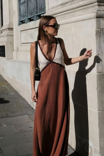 Elena - Ärmelloses Midi-Kleid