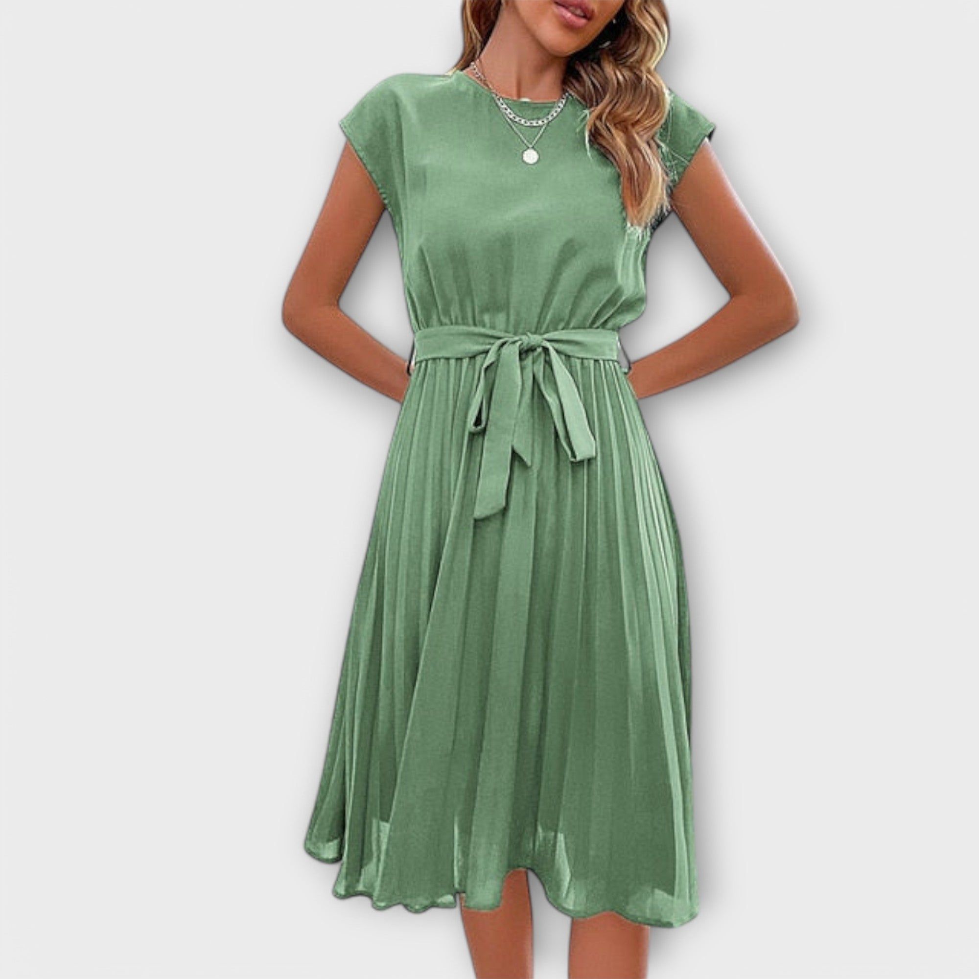 Claire | Lässiges Plisseekleid