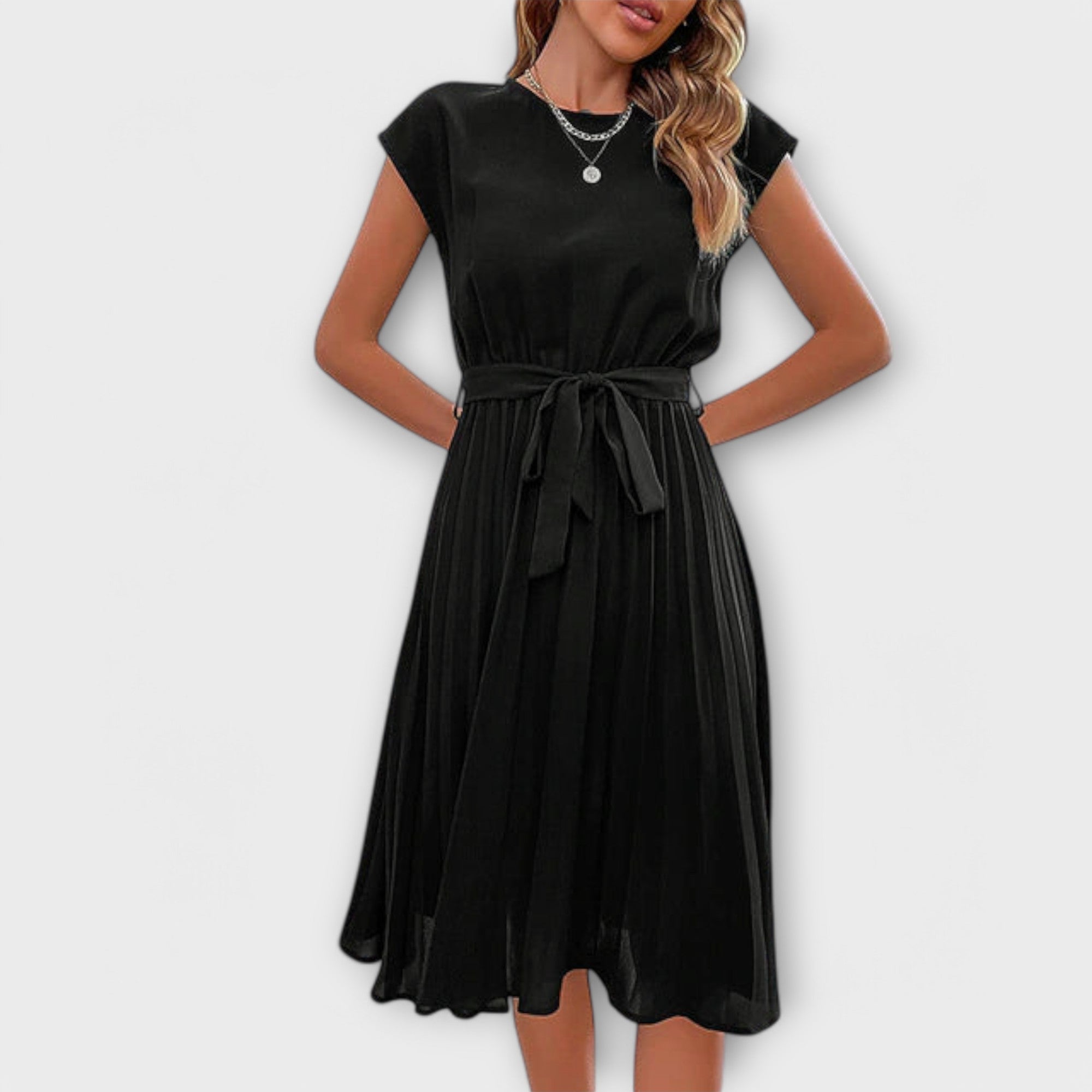 Claire | Lässiges Plisseekleid