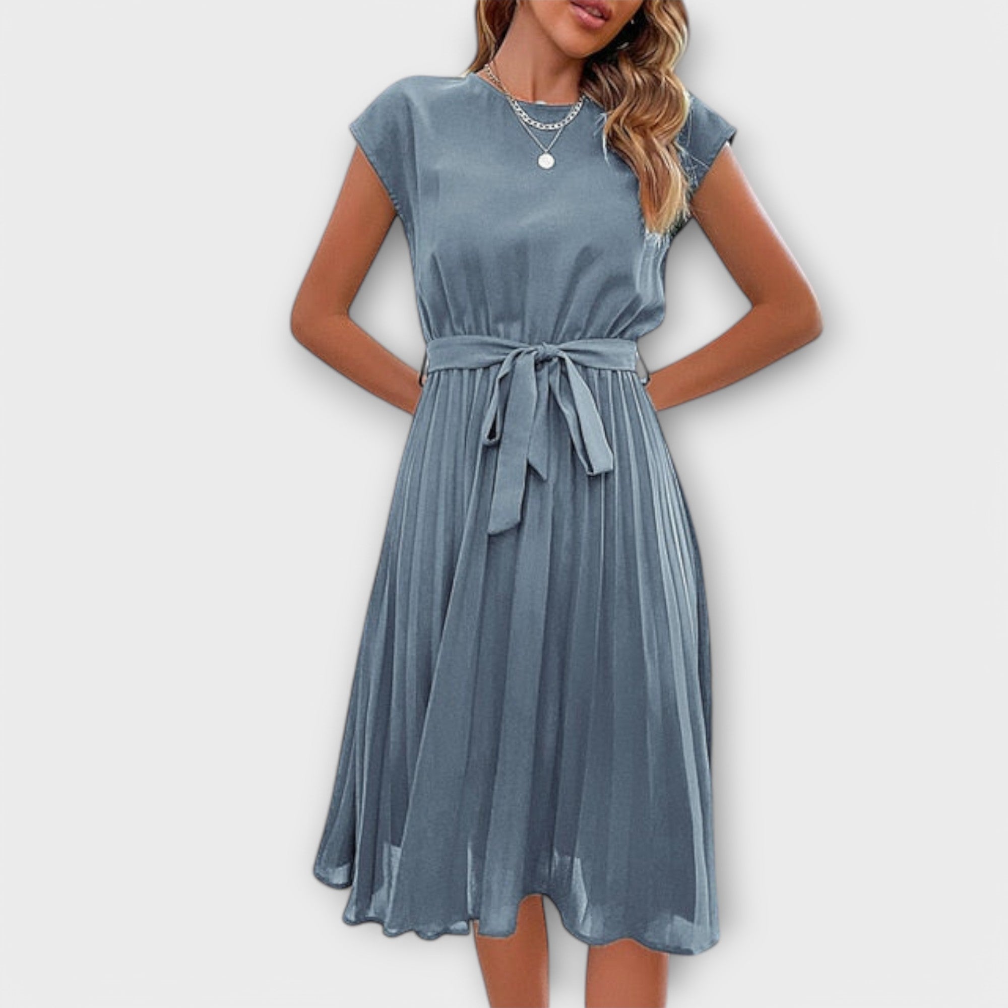 Claire | Lässiges Plisseekleid