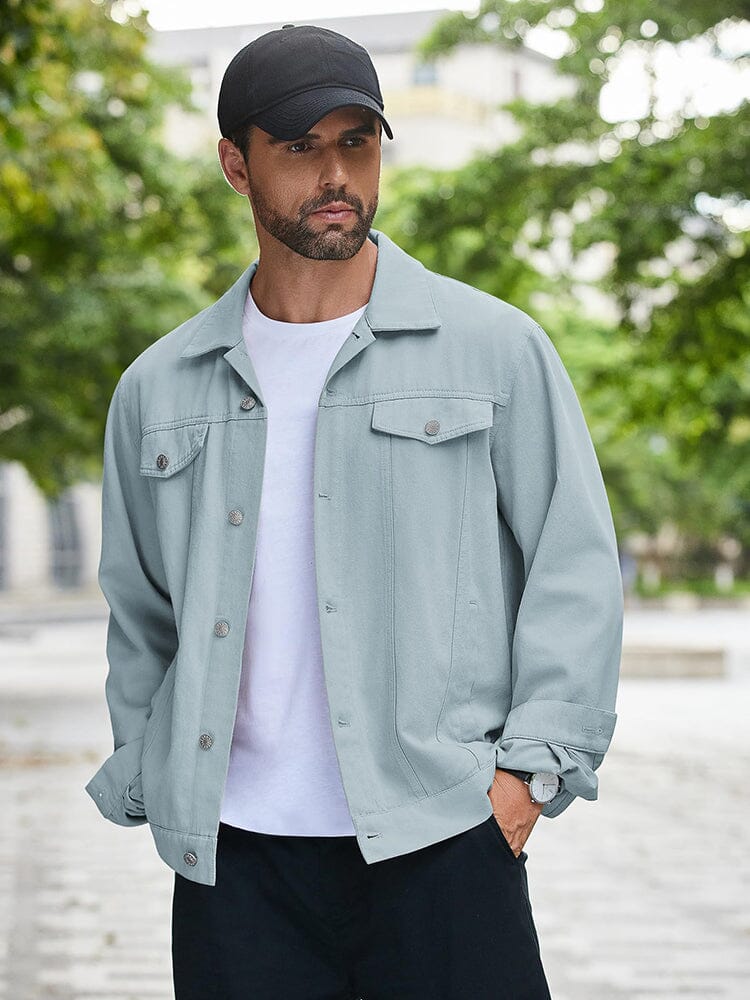 Freizeit Baumwolle Denim Jacke