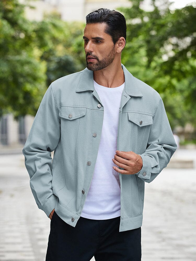 Freizeit Baumwolle Denim Jacke