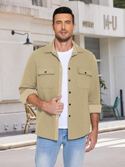 Lässige leichte gesteppte Jacke