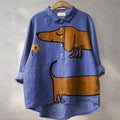 Luni | Colorful printed blouse with character
