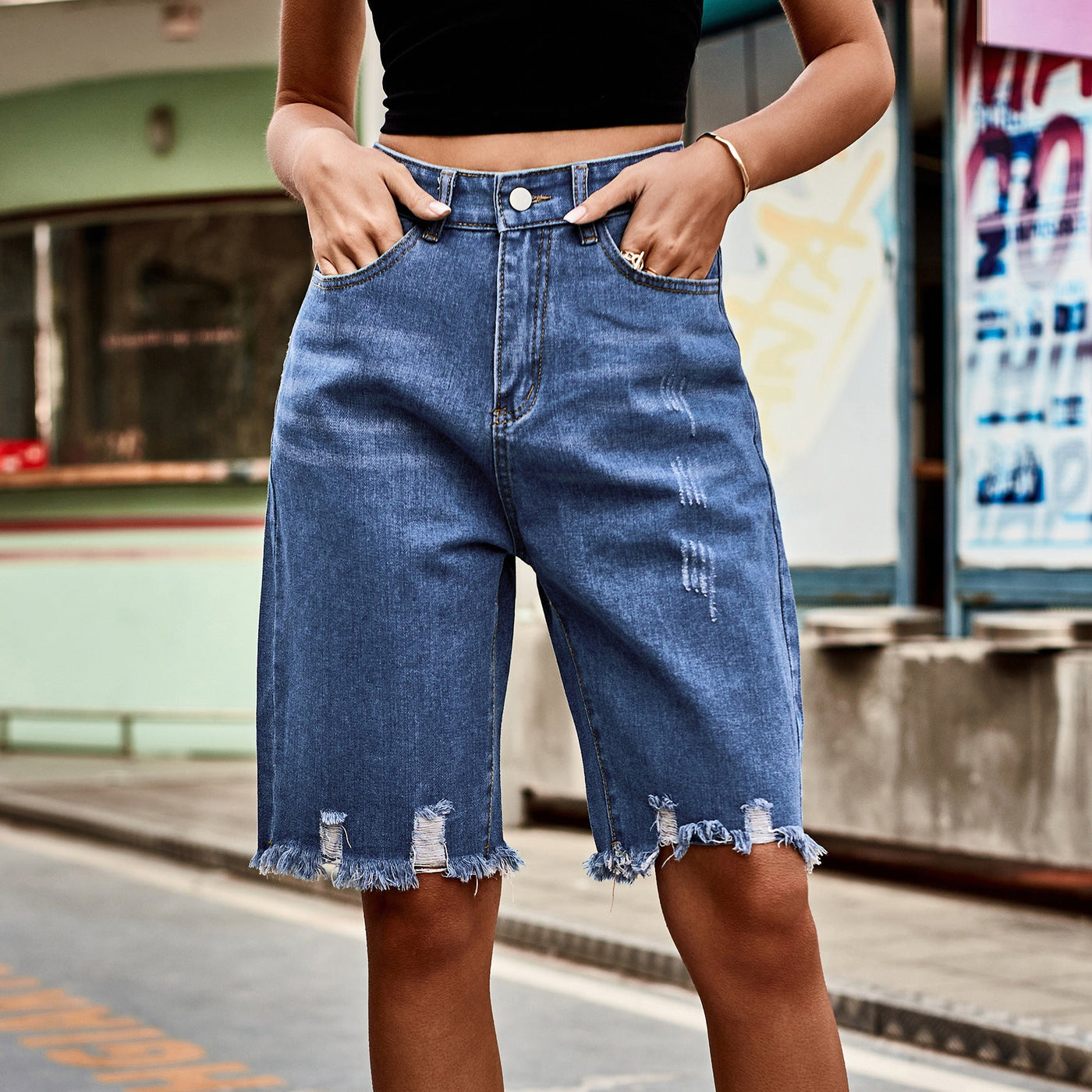 Melrose Mid-Length Shorts