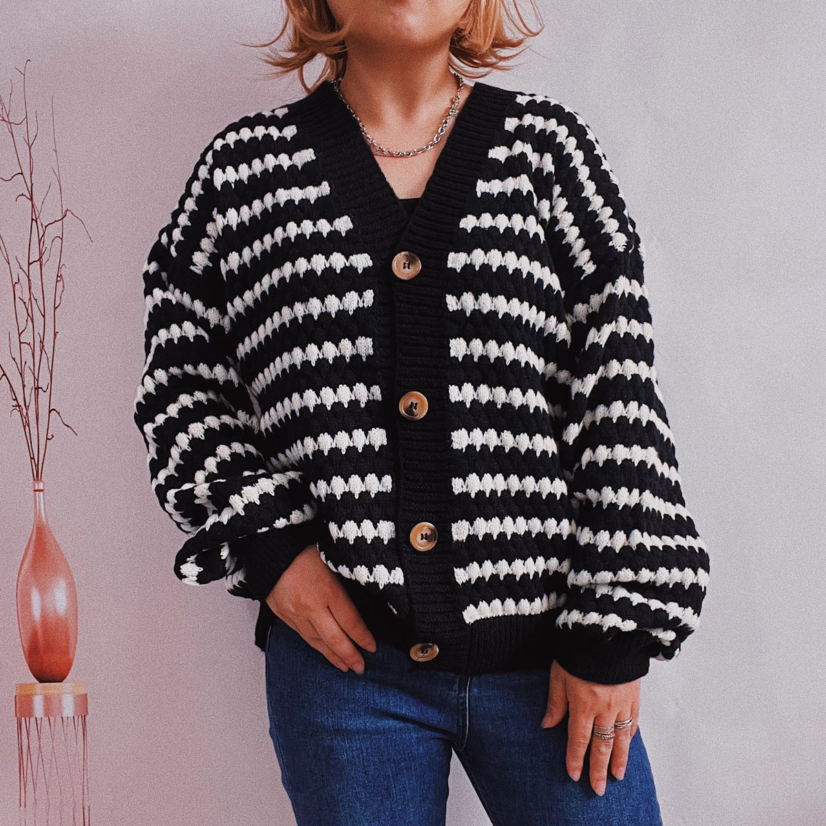 Everly Strick-Cardigan