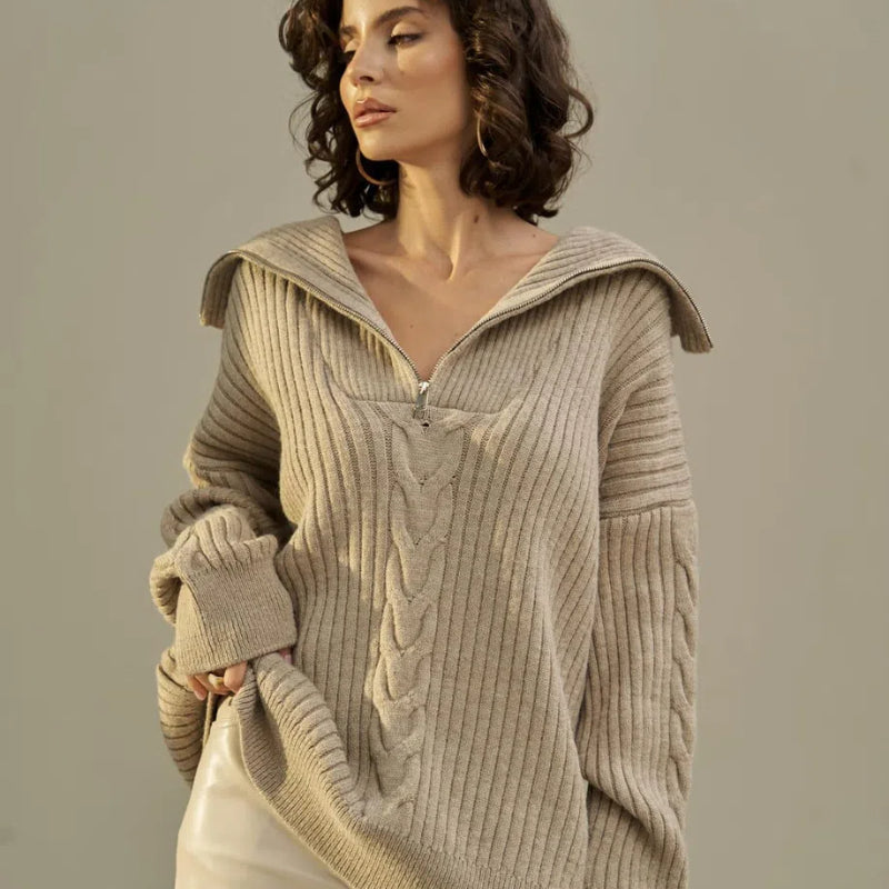 Riviera Zip-Pullover