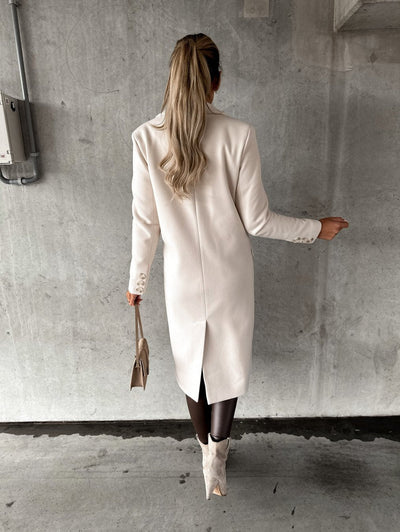 KATE | Wollmantel Langschnitt Damen