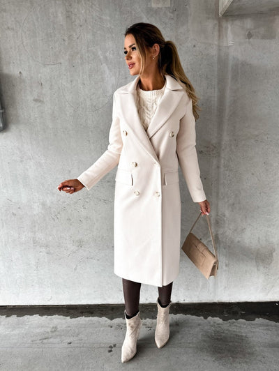 KATE | Wollmantel Langschnitt Damen