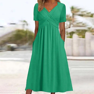 Roslyn | Bequemes Midi-Kleid