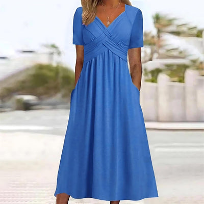 Roslyn | Bequemes Midi-Kleid