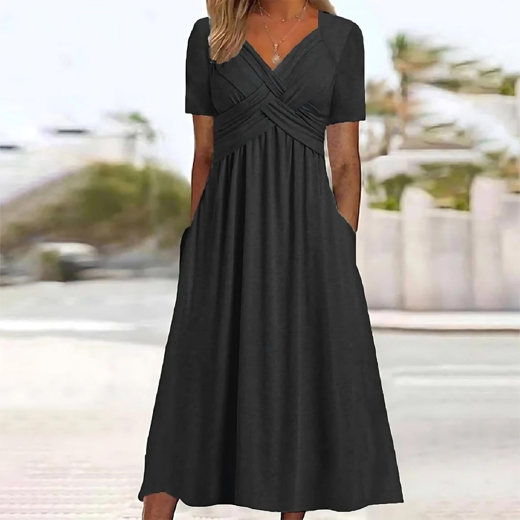 Roslyn | Bequemes Midi-Kleid