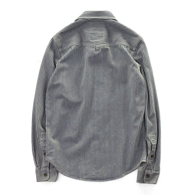 Retro Herbst Gestreiftes Hemd