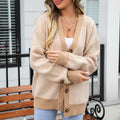 Lässiger gestreifter Cardigan
