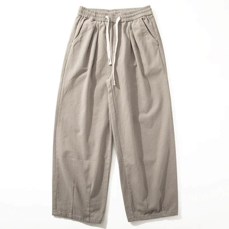Japanische Retro Lockere Weite Hosen
