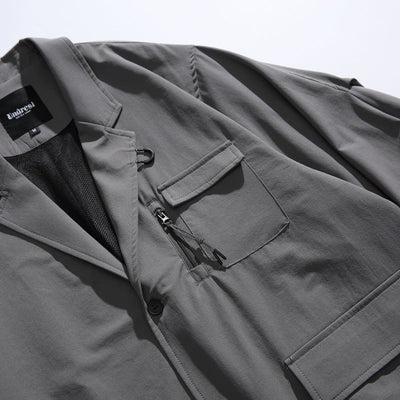 Locker sitzender Blazer mit geschwungenem Revers