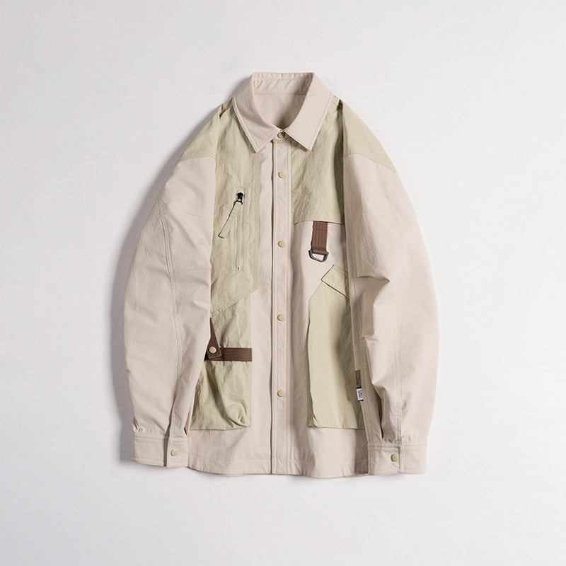 Falsche Zweiteilige Revers-Arbeitsjacke