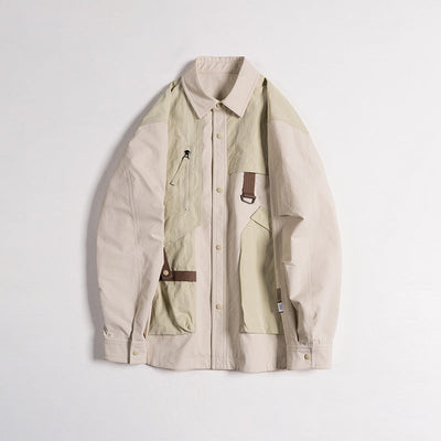 Falsche Zweiteilige Revers-Arbeitsjacke