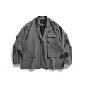 Locker sitzender Blazer mit geschwungenem Revers