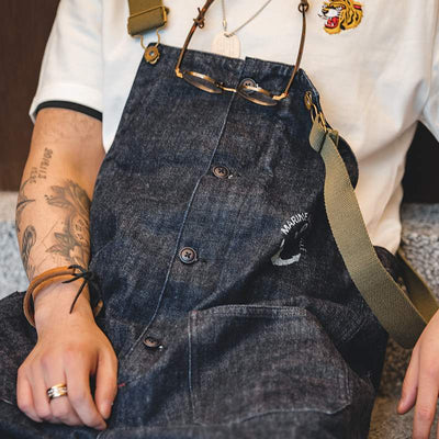 Retro Denim Latzhose