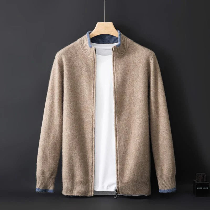 Riku Kaschmir Zip-Jacke