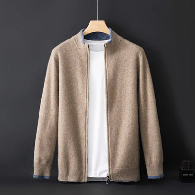 Riku Kaschmir Zip-Jacke