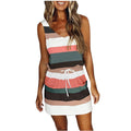 Jemma – One-Shoulder Striped Mini Dress