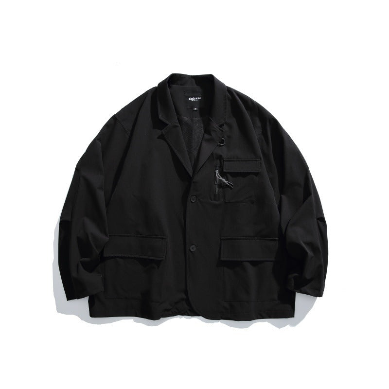 Locker sitzender Blazer mit geschwungenem Revers