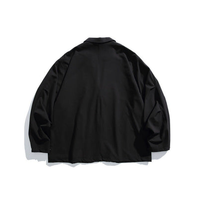 Locker sitzender Blazer mit geschwungenem Revers