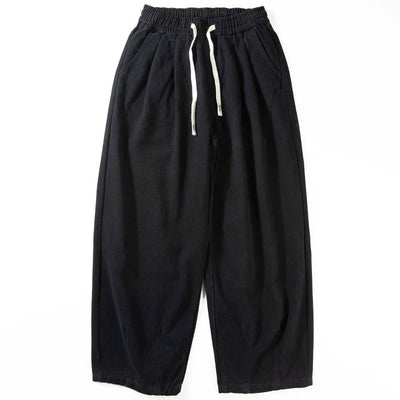 Japanische Retro Lockere Weite Hosen