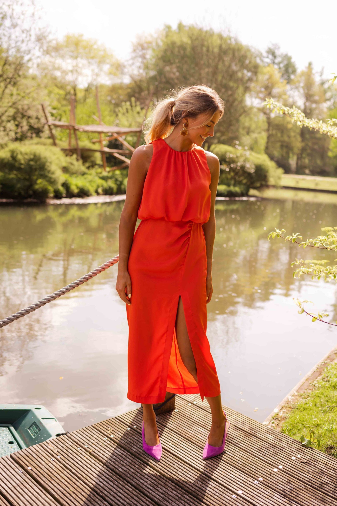 Anavella™ - Elegantes Midi-Sommerkleid