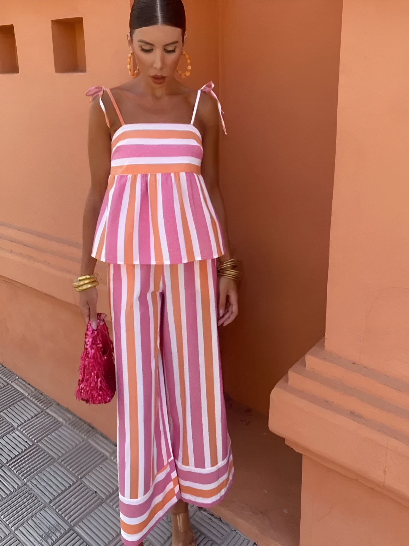 Hanne™ | Bedrucktes Sommeroutfit