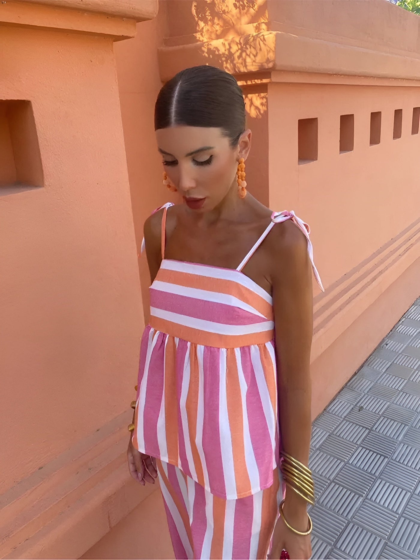 Hanne™ | Bedrucktes Sommeroutfit