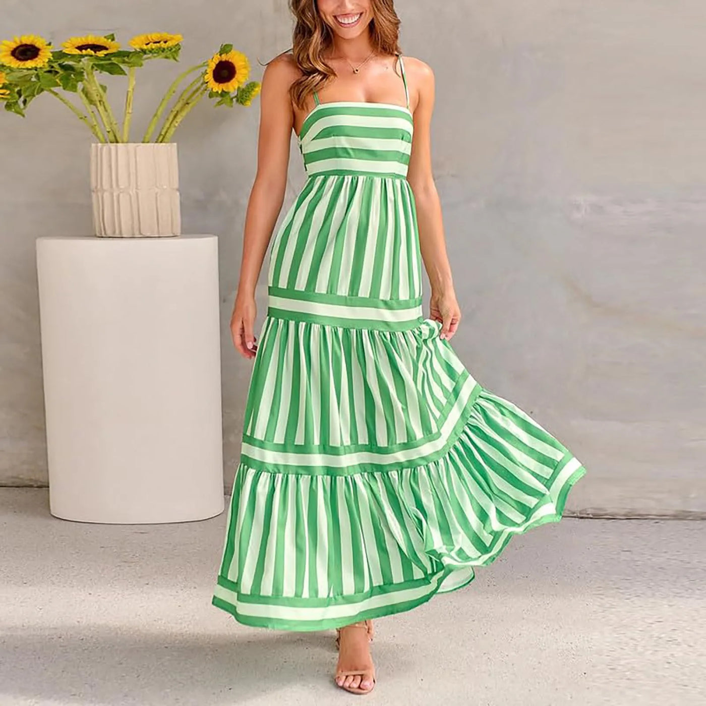 Luna™ | Gestreiftes Kleid