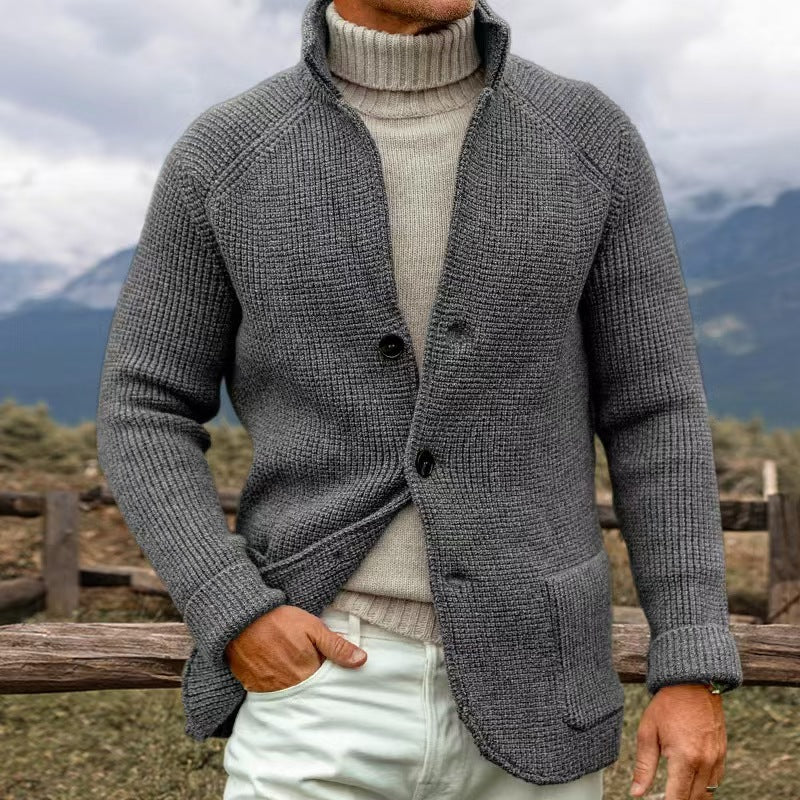 Jett - KNIT CARDIGAN IN COARSE KNIT LOOK