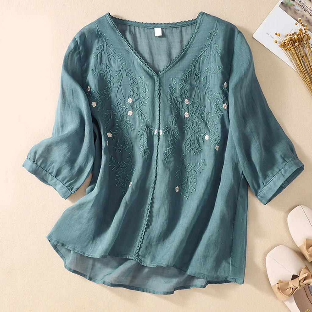 Serene Linen Blouse