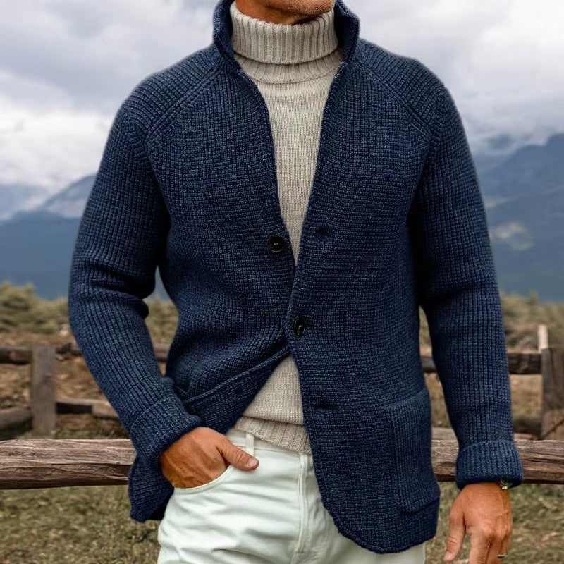 Jett - KNIT CARDIGAN IN COARSE KNIT LOOK