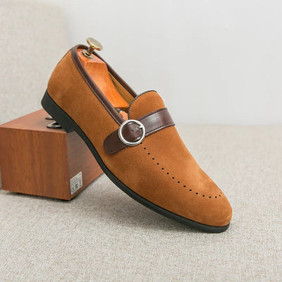 Valmont Wildleder Crest Loafer
