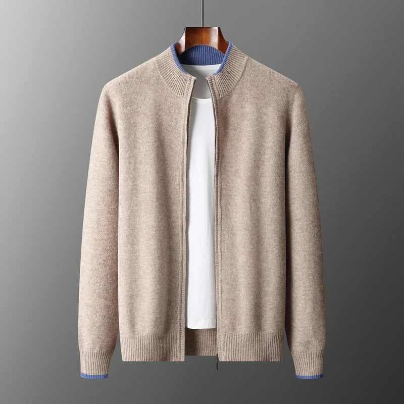 Riku Kaschmir Zip-Jacke