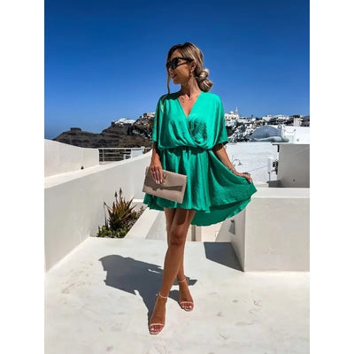 Elina | Sommerkleid Santorini Stil